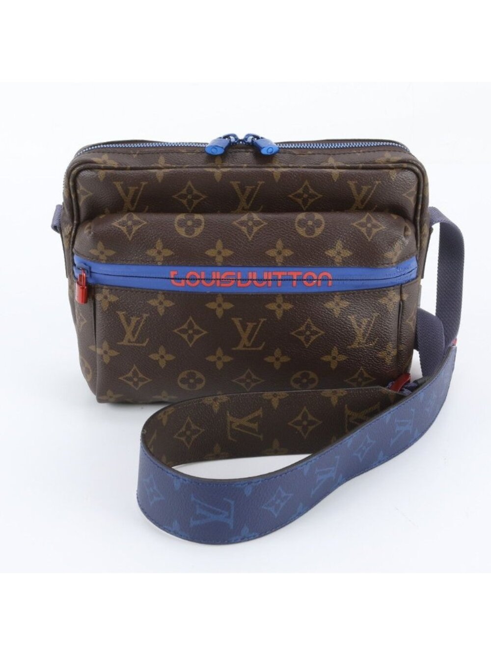 Louis Vuitton Monogram Messenger PM Leather Shoulder Bag